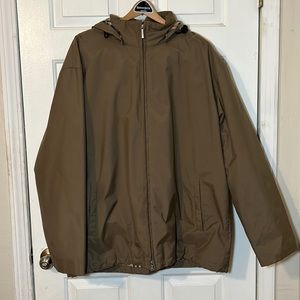 Older style Burberry winter coat.